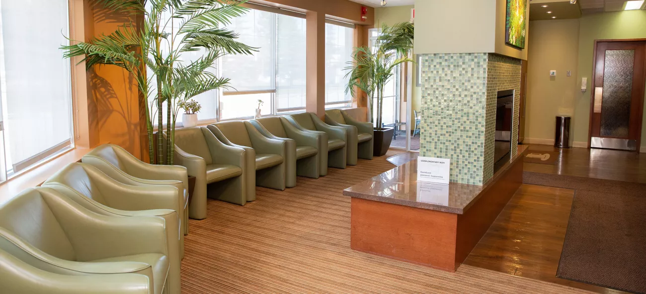 Patient waiting area